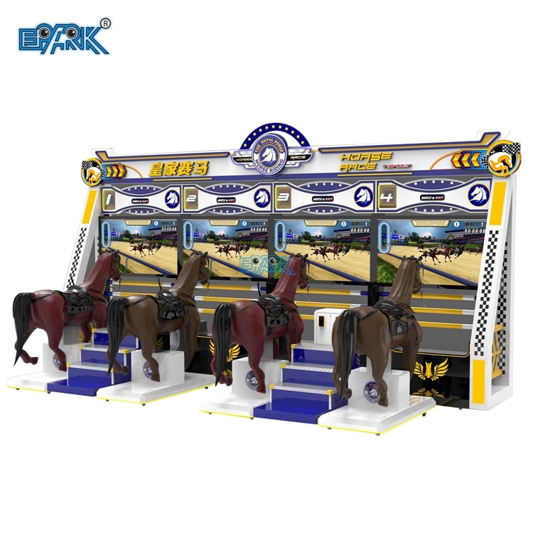 Sport Machine 4 Players Indoor Horse Racing Game Machine