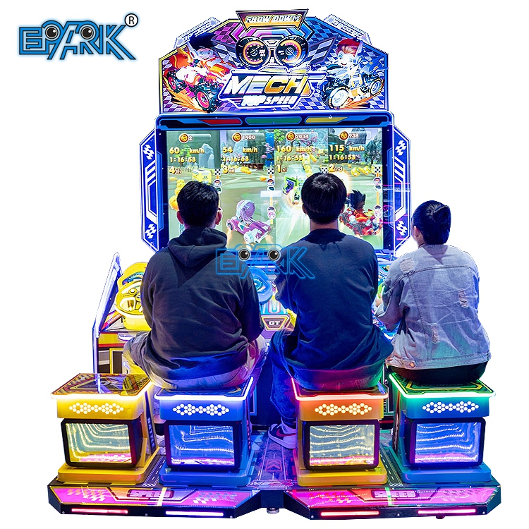 Racer Arcade spel Machine 4 Spelers Racing Simulator Arcade spel Machine