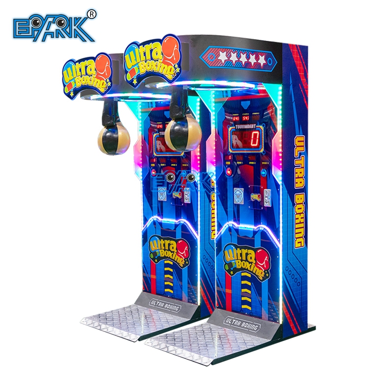 Монетні аркадні ігри,Punch Machines, металевий аркадний автомат для боксу, боксерський автомат
