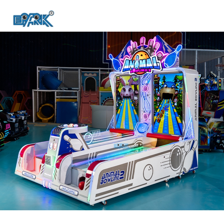 Indoor Animal Bowling Machine Arcade Game Machine