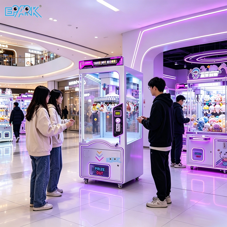 Coin Operated Clip Prize Game Machine for Arcades