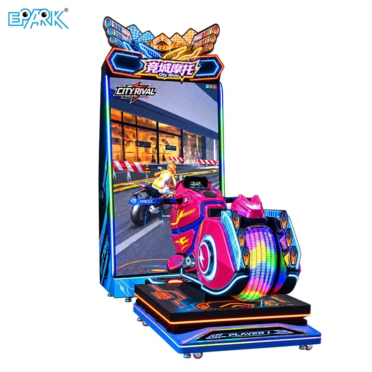 Motorcycle Racing Simulator Machine for Entertainment Centers