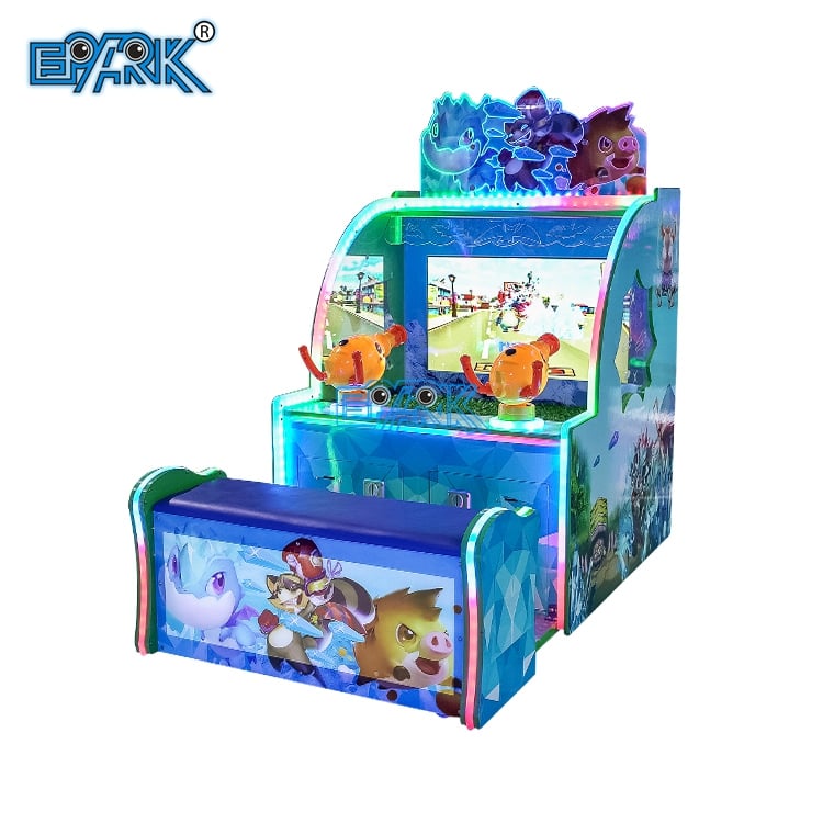 Coin Operated Kids Water Shooting Arcade Machine 