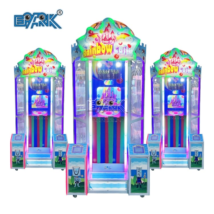 Rainbow Castle Throwing Ball Ticket Arcade Game
