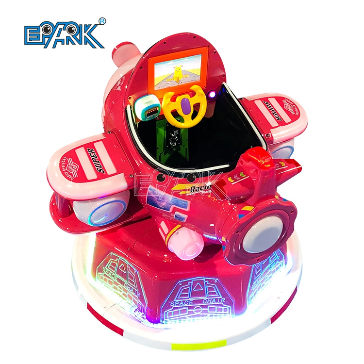 Coin Operated Games Airplane Shape Video Kiddie Rides