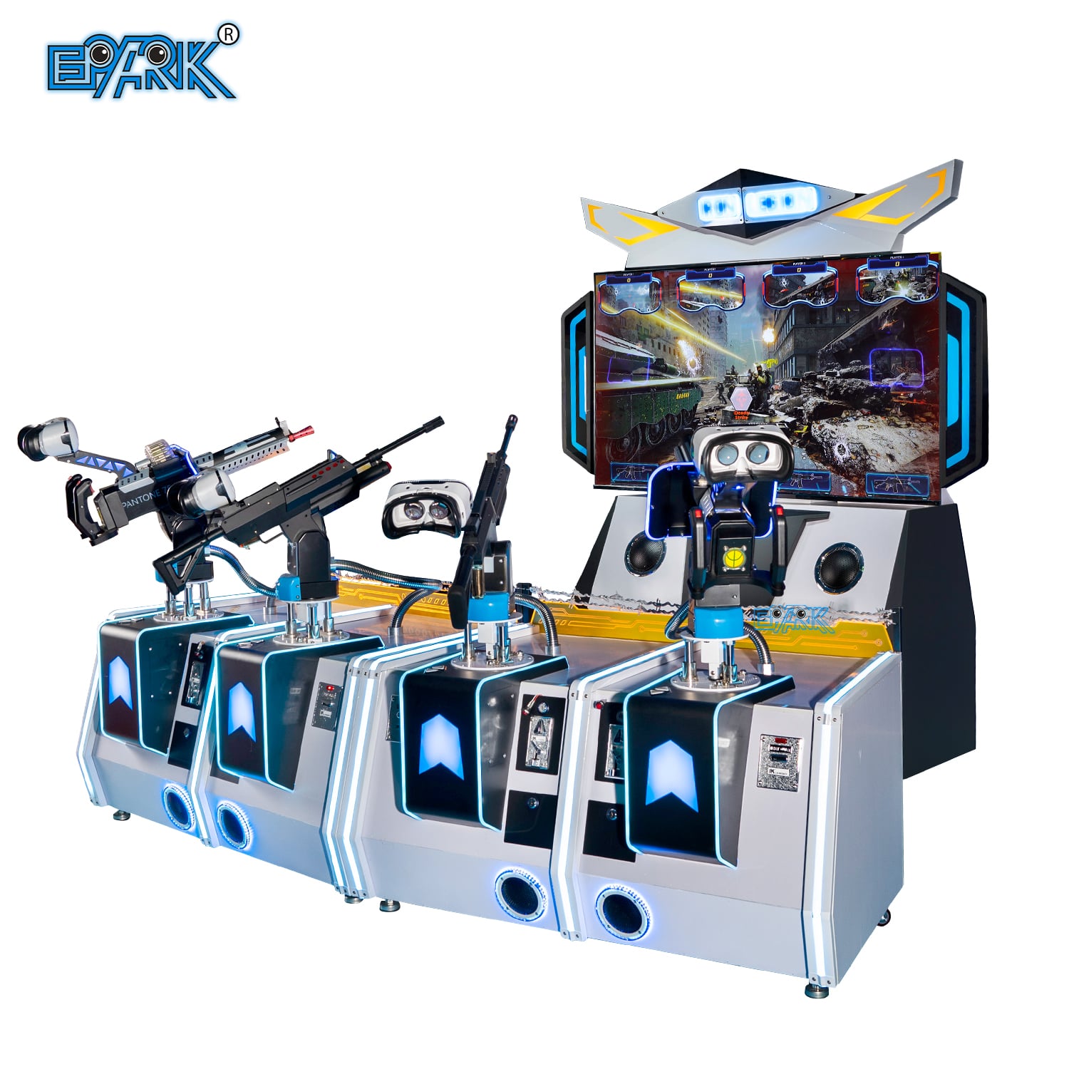 VR Interaktívne arcade hry Virtuálna realita strelba hra Viacerí hráči Vr strelba simulator