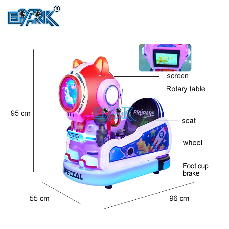 Kids Amusement Rocking Video Game Machine Arcade Machine Swing Ride