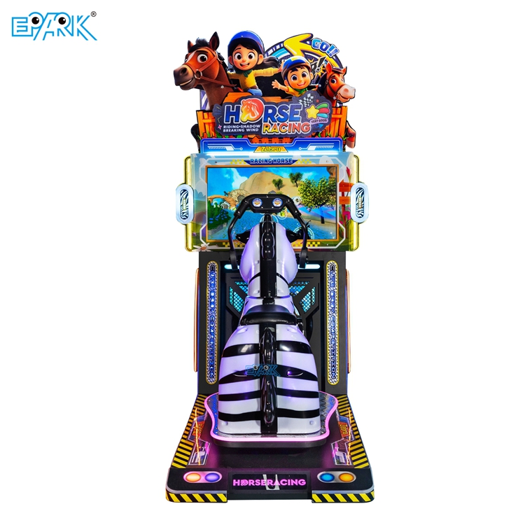 Coin Operated Horse Racing Game Machine for Arcades