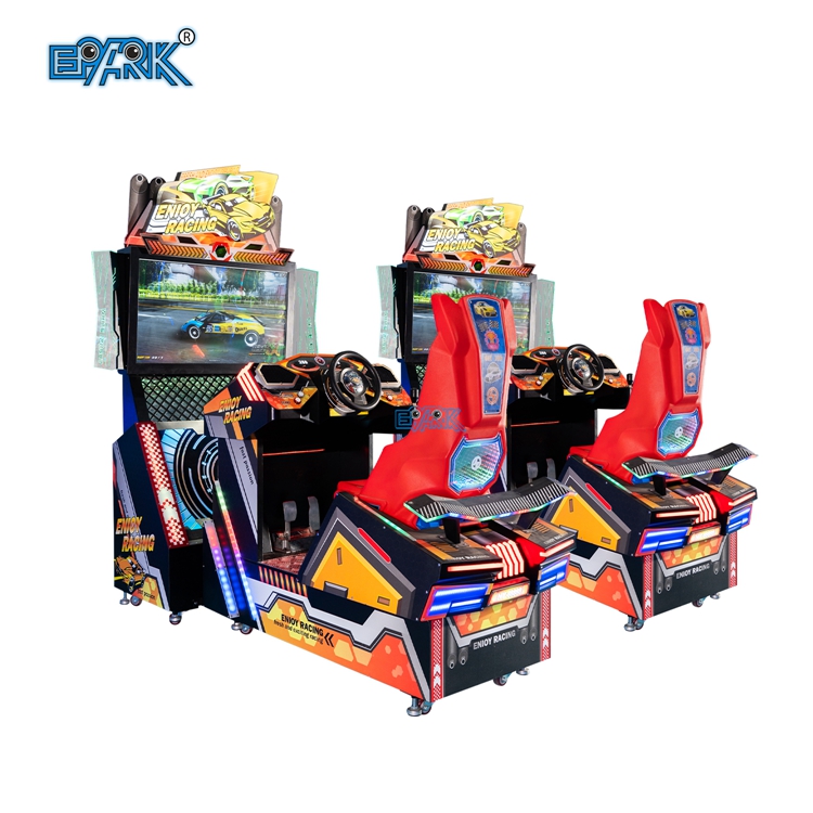 Innenerhaltungssimulator Fahrzeug Betriebsgetränke-Arcade-Rennsimulator Fahrzeugfahrspielsmaschine