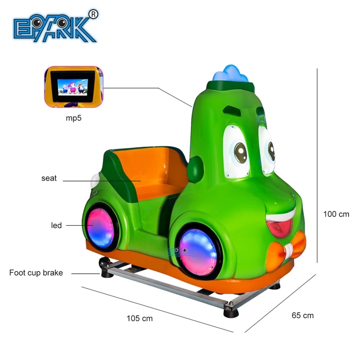 Amusement Fiberglass Coin Operated Game Kiddie Rides