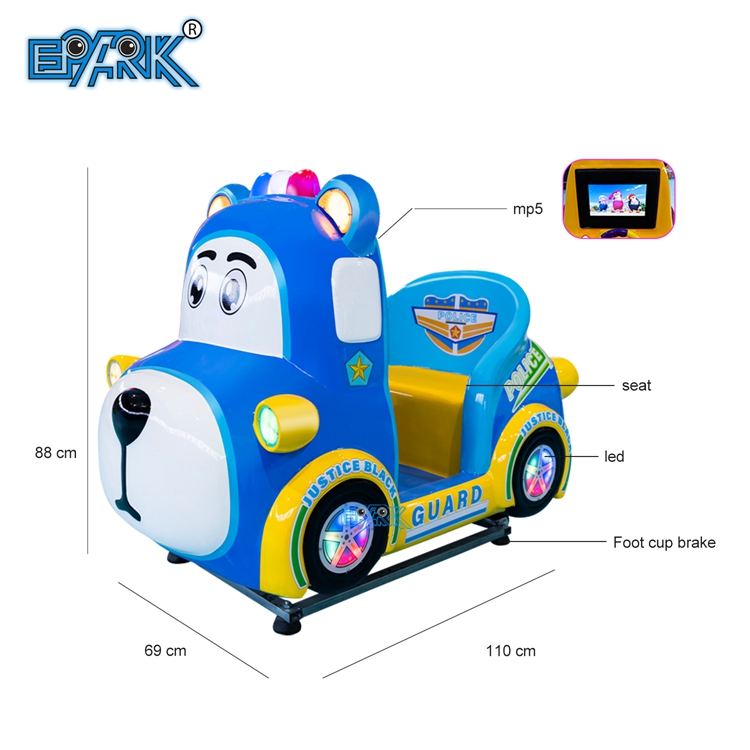 Video Car Driving and Swinging Children's Car Game Machine