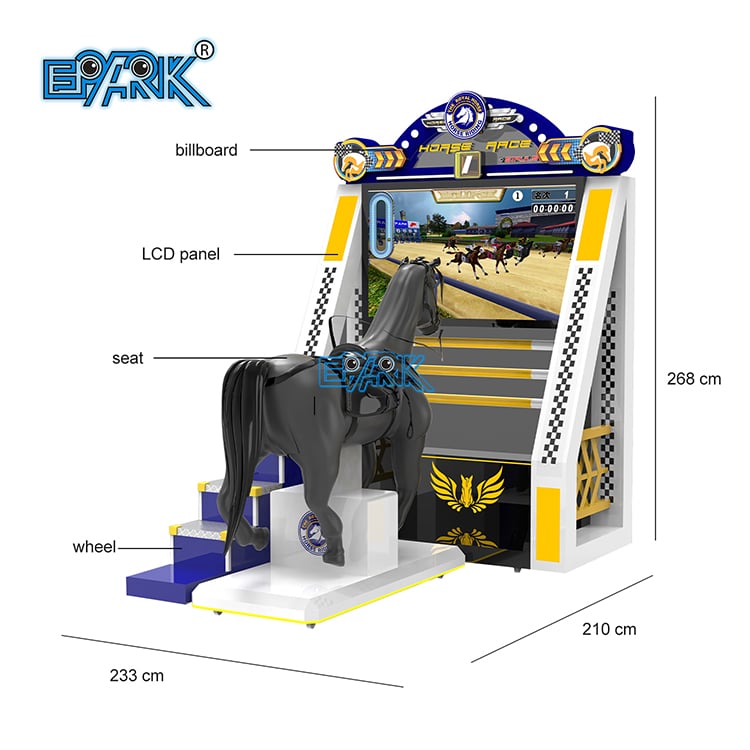Horse Racing Coin Operated Arcade Machine Carnival Booth Game