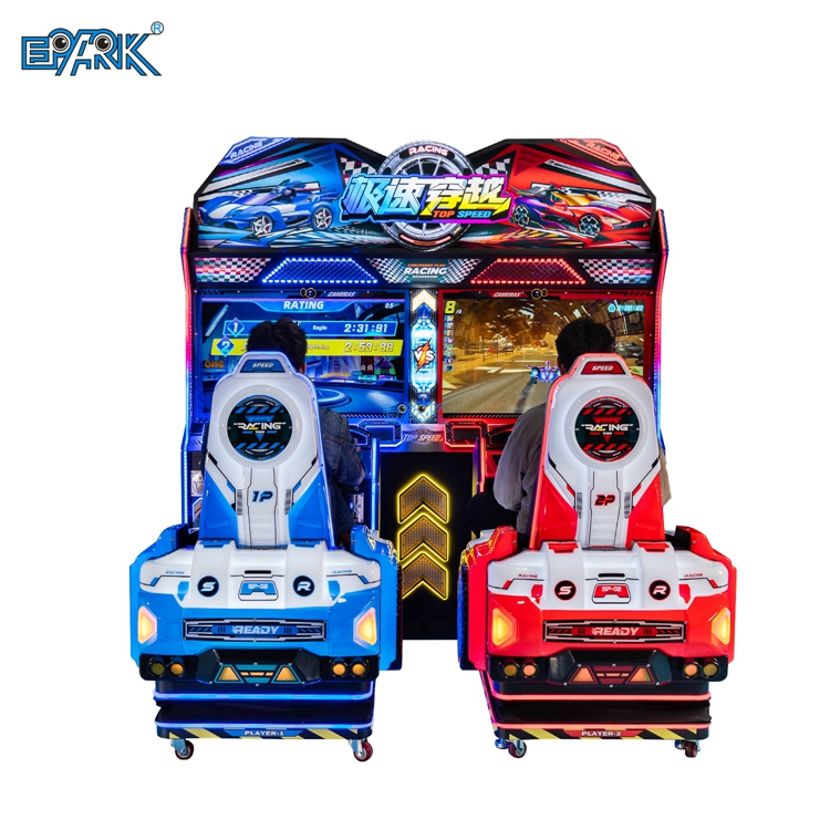 Muntgebaseerde auto-racegamesmachine