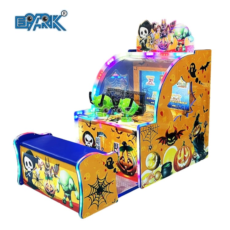 Coin Operated Kids Ball Shooting Arcade Machine 