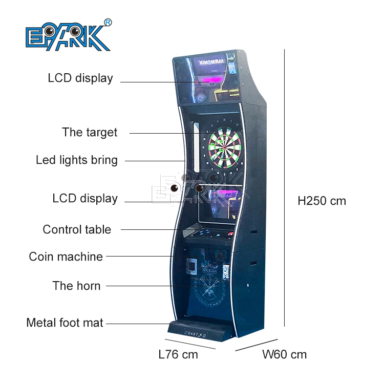 Coin Operated Game Machine Lottery Coin Electronic Dart Machine