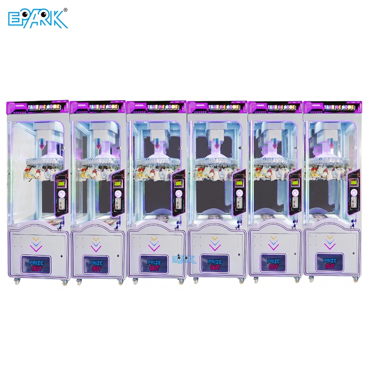 Coin Operated Clip Prize Game Machine for Arcades