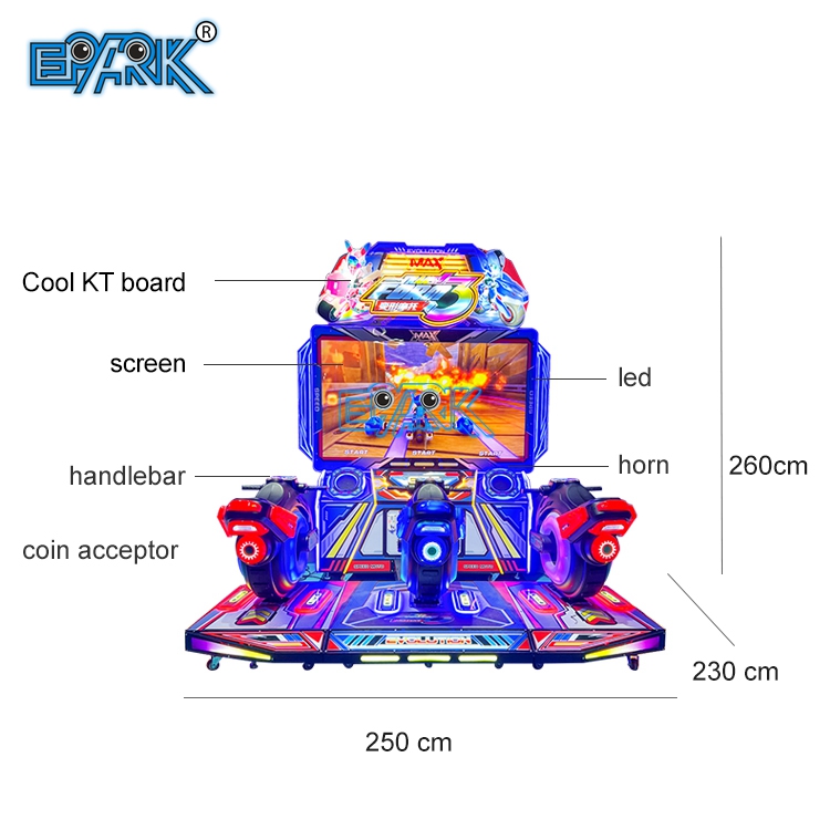 3 Spieler Rennspiel Motor Videospiel Münzbetrieben Handel Rennwagen Arcade Spiel