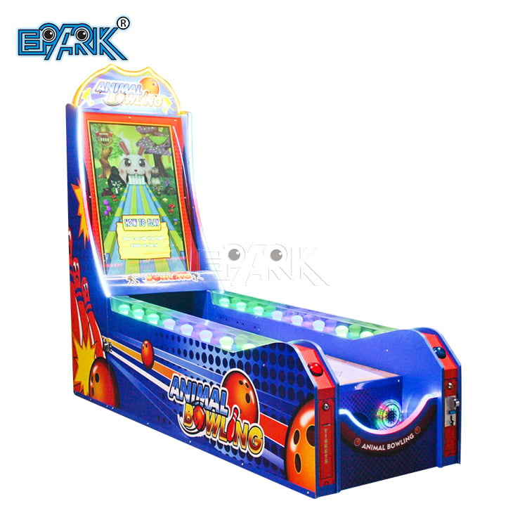 Amusement Park Animal Bowling Arcade Redemption Video Game