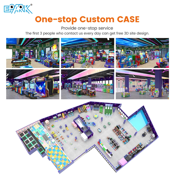 Commercial Plush Toy Claw Machine with LED Lights