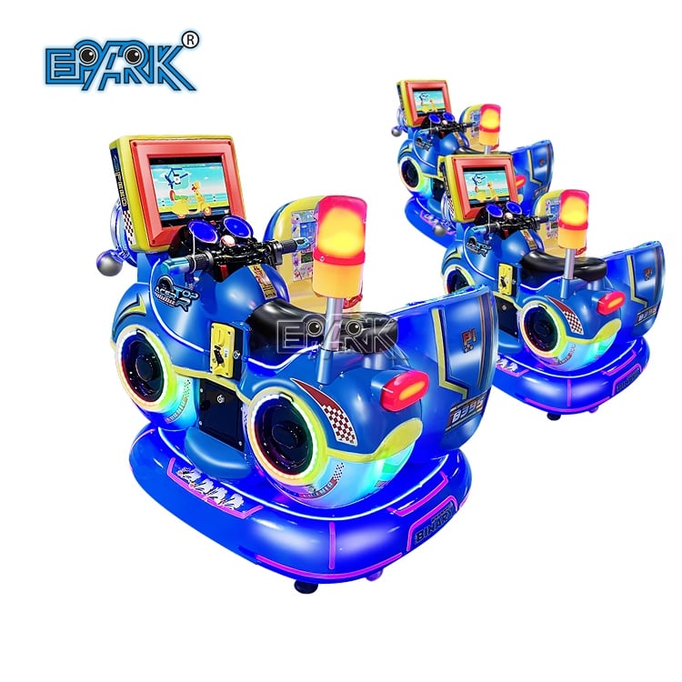 Amusement Park Coin Operated Arcade Kiddie Ride Motorcycle Swing Machine