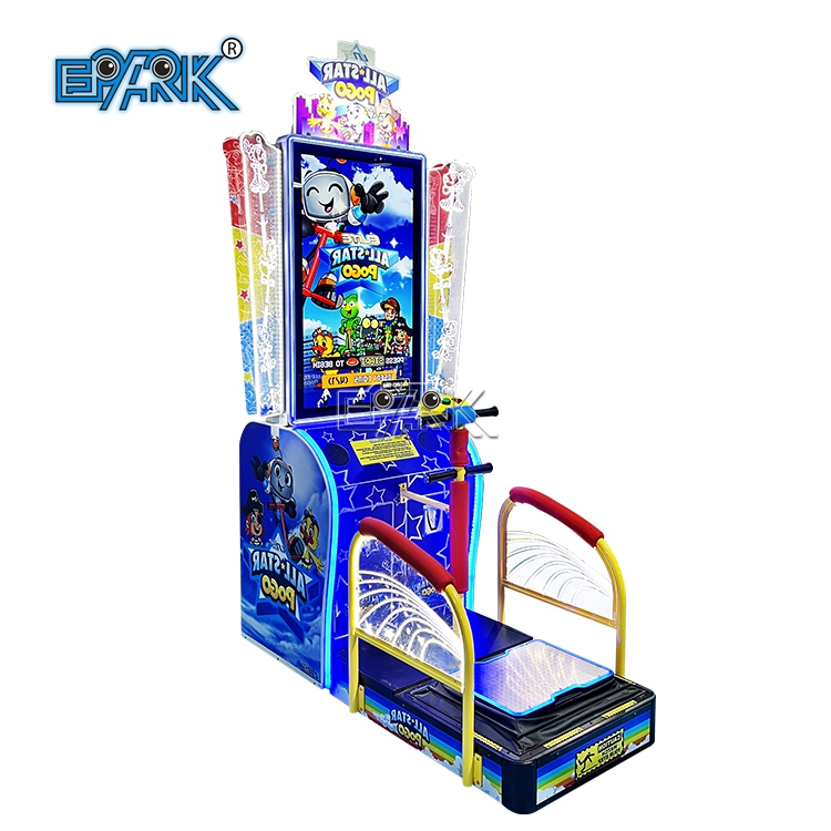 Coin Operated Game Machine All Star Pogo Jumping Arcade Game Machine