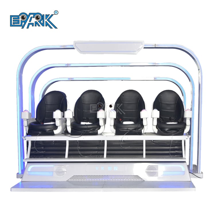 9d VR 4 Seats Multiplayer Cinema VR Games