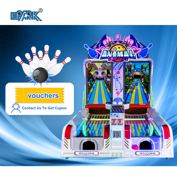 Indoor Animal Bowling Machine Arcade Game Machine