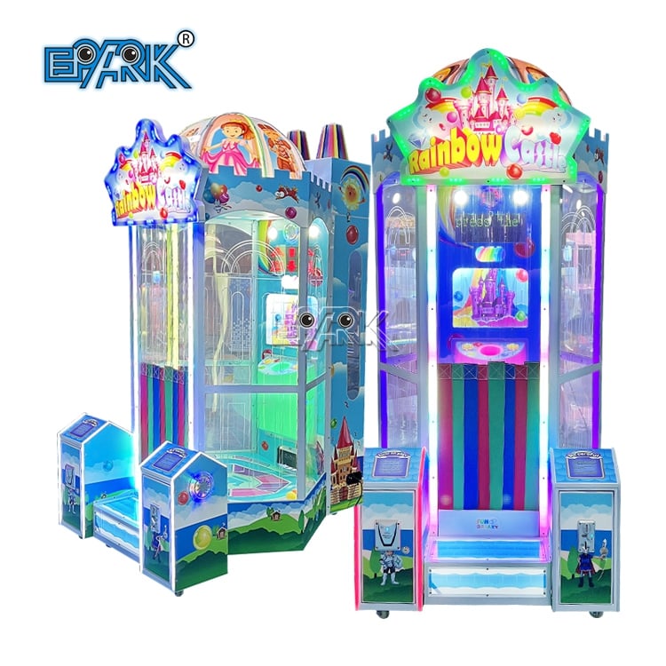 Rainbow Castle Throwing Ball Ticket Arcade Game