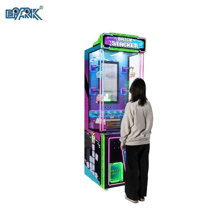 Brick Stacker Arcade Amusement Prize Redemption Machine
