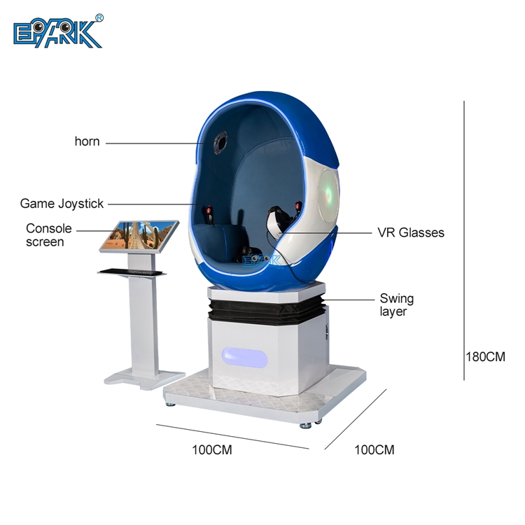 Muna-istuin 9D-virtuaalitodellisuusistiin