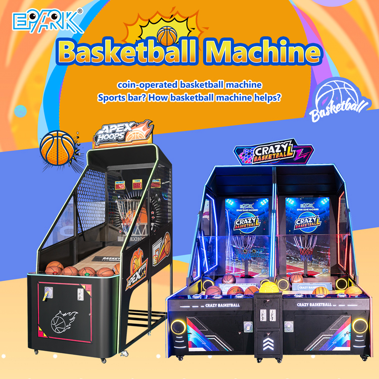 Sports bar? How basketball machine helps?