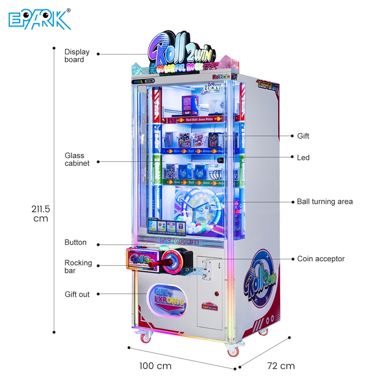 Mini & Double Roll 2 Win Prize Machine Supplier