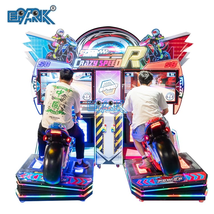 Dynamischer Moto-Simulationssport-Arcade Münzbetriebenes Spielgerät