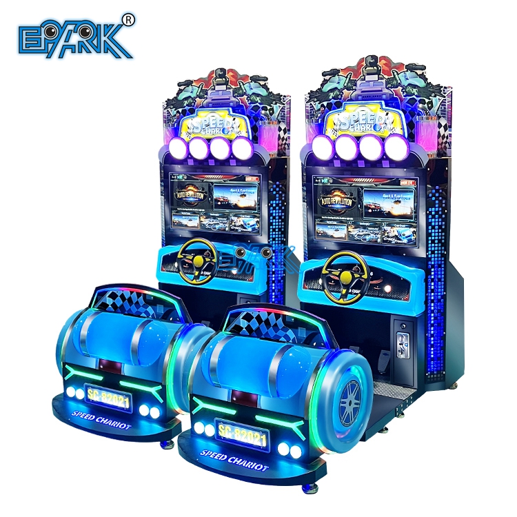 スピードキャリッジ 電子ビデオコイン 操作されたカーレース アークードゲーム機