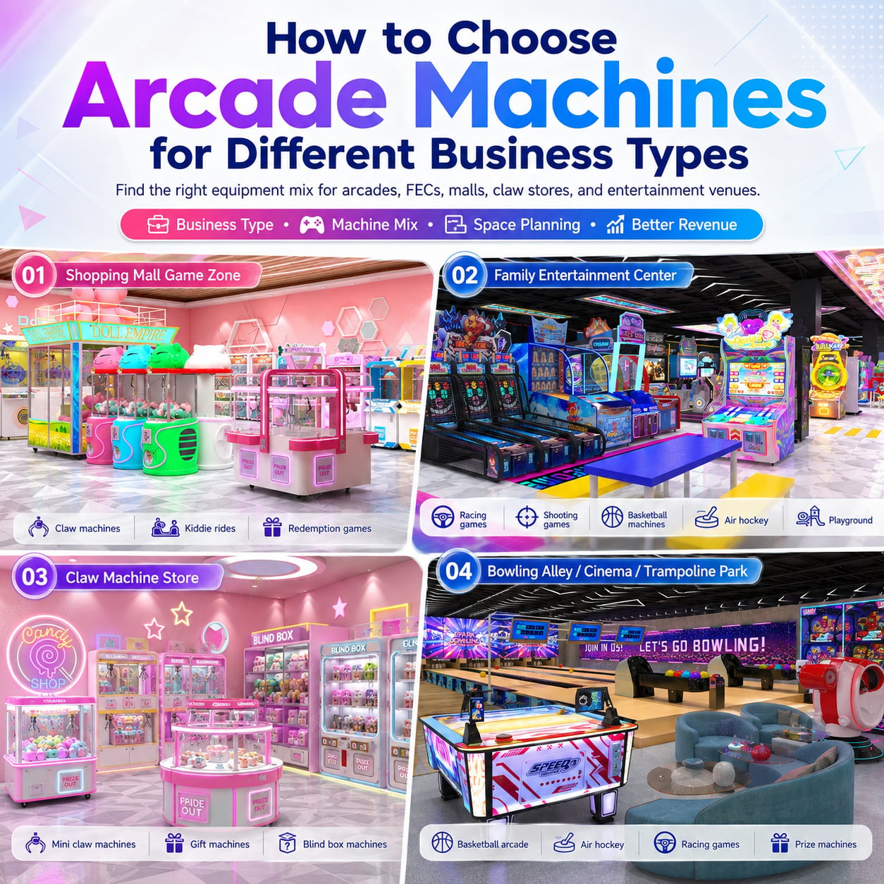 Le migliori macchine arcade per aree giochi interne