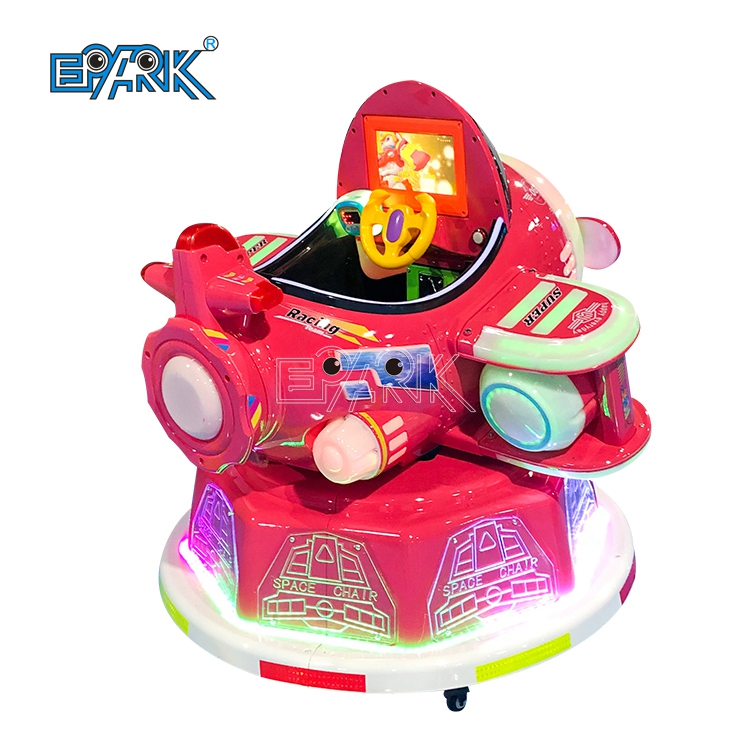 Coin Operated Games Airplane Shape Video Kiddie Rides