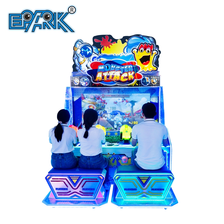 Coin Operated Game Water Shooting Ticket Redemption Game Machine