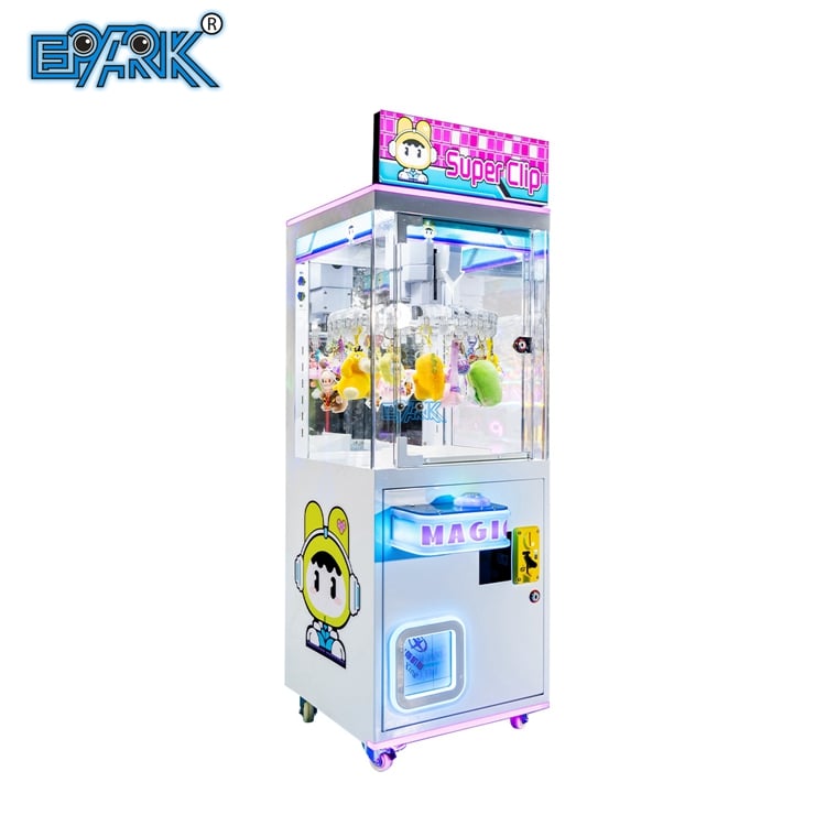 Mini Boneca Prêmios Máquina de Grampos de Unha Operada por Moedas Máquina de Brinquedos