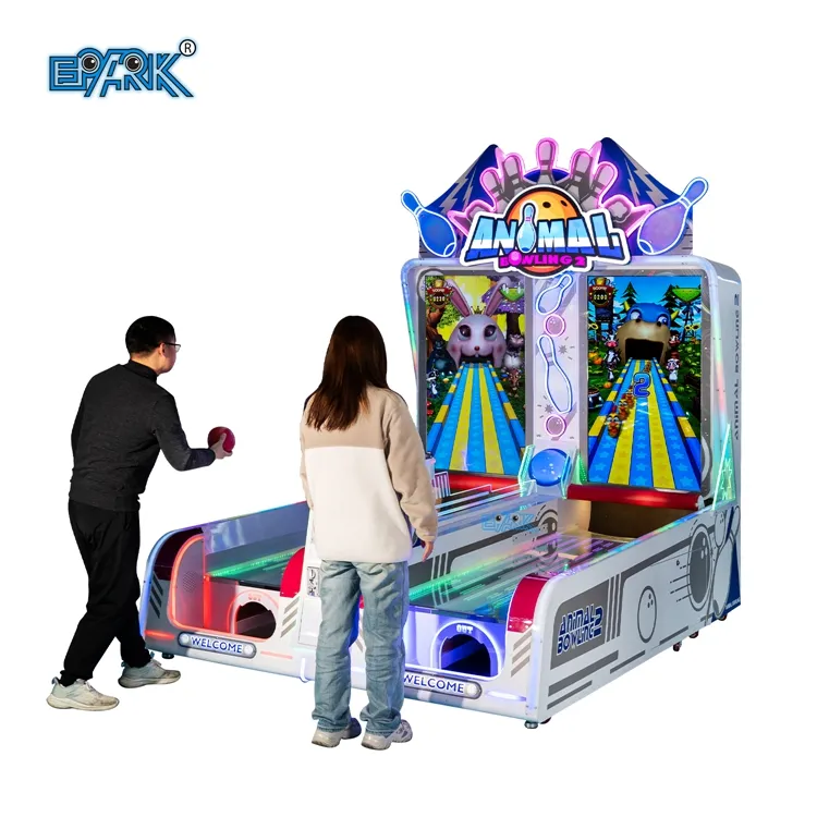 Indoor Animal Bowling Machine Arcade Game Machine