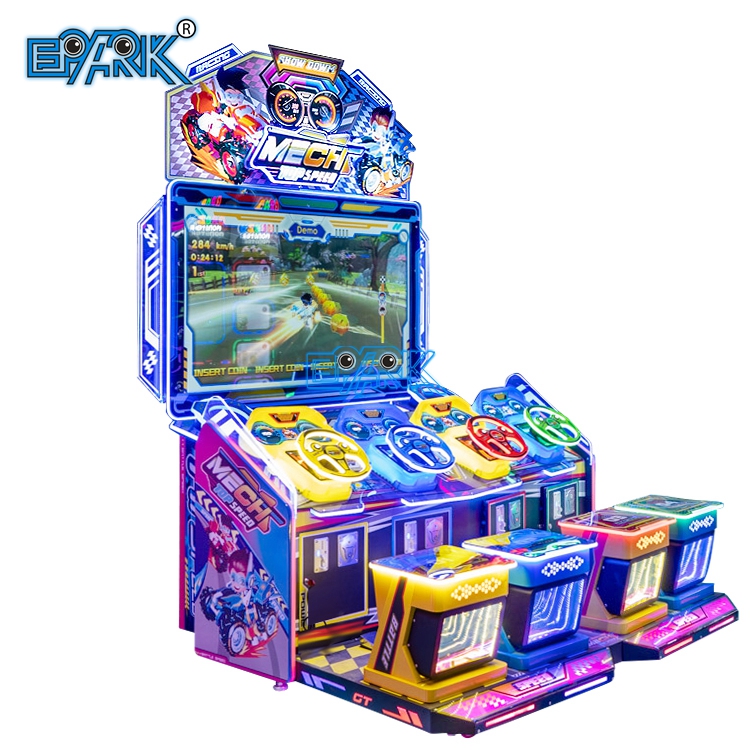 Racer Arcade spel Machine 4 Spelers Racing Simulator Arcade spel Machine