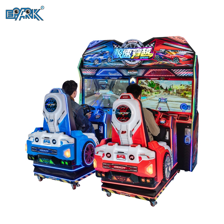 Muntgebaseerde auto-racegamesmachine