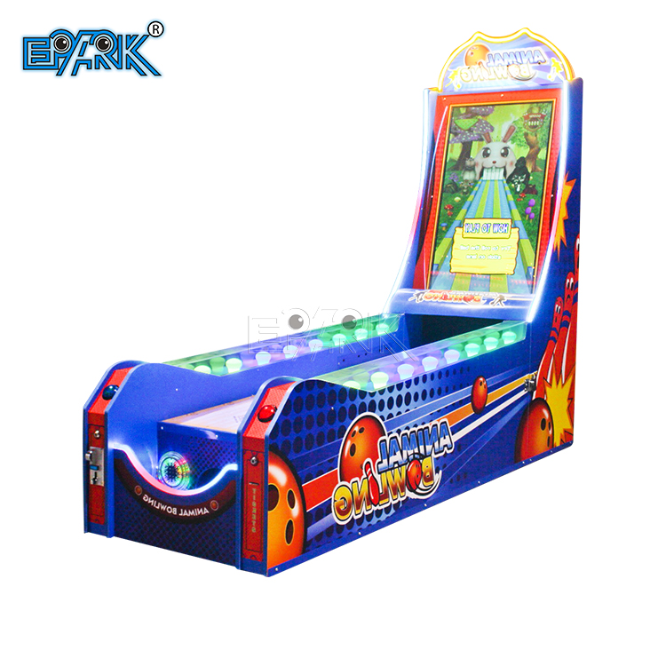 Amusement Park Animal Bowling Arcade Redemption Video Game