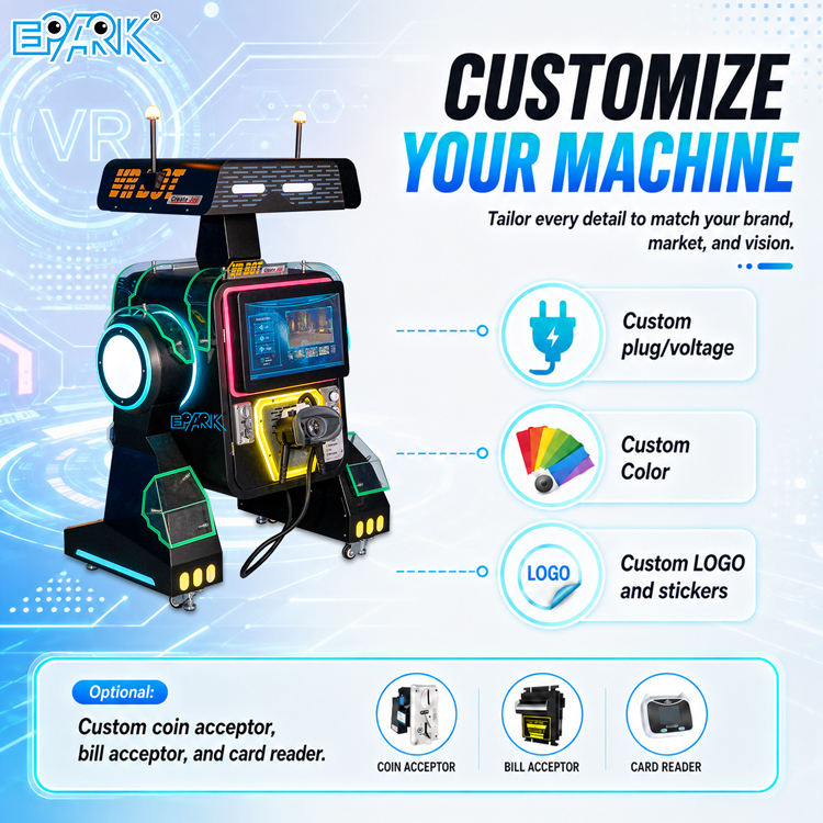 Interactive VR Arcade Machine for Commercial Entertainment