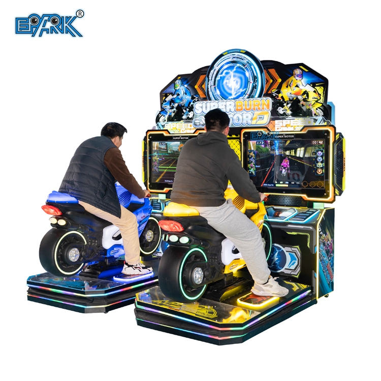 Fabrikneue Arcade-Rennspielmaschine für Motorradrennen mit 2 Spielern