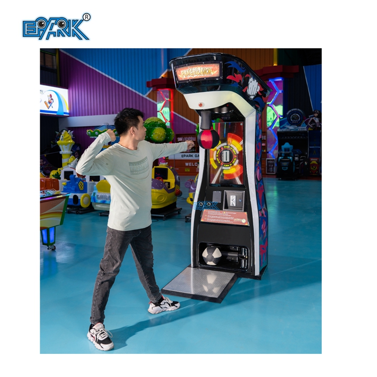 Combo schoppen met boksen arcade spelcomputer