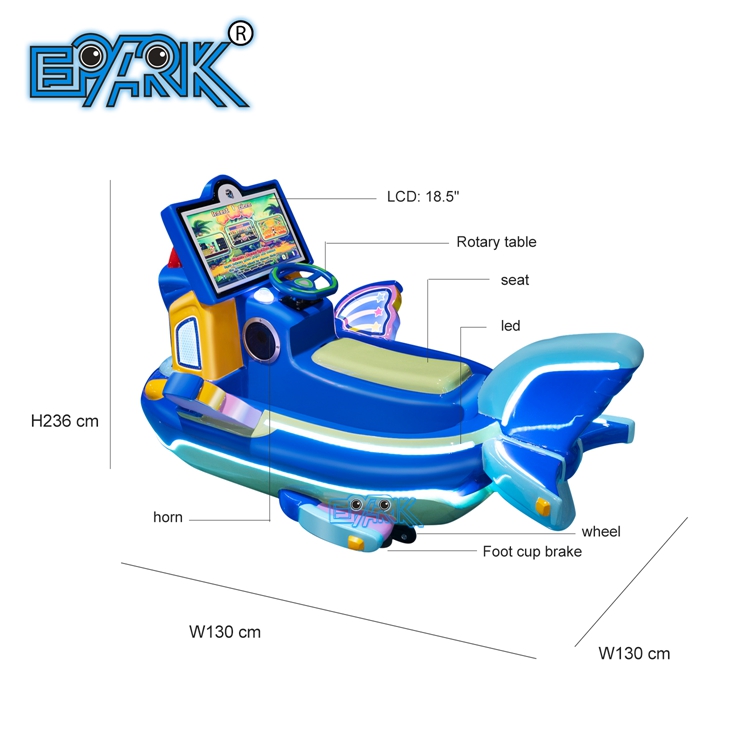 Entertainment Game Equipment Kiddy Rides Swing Car