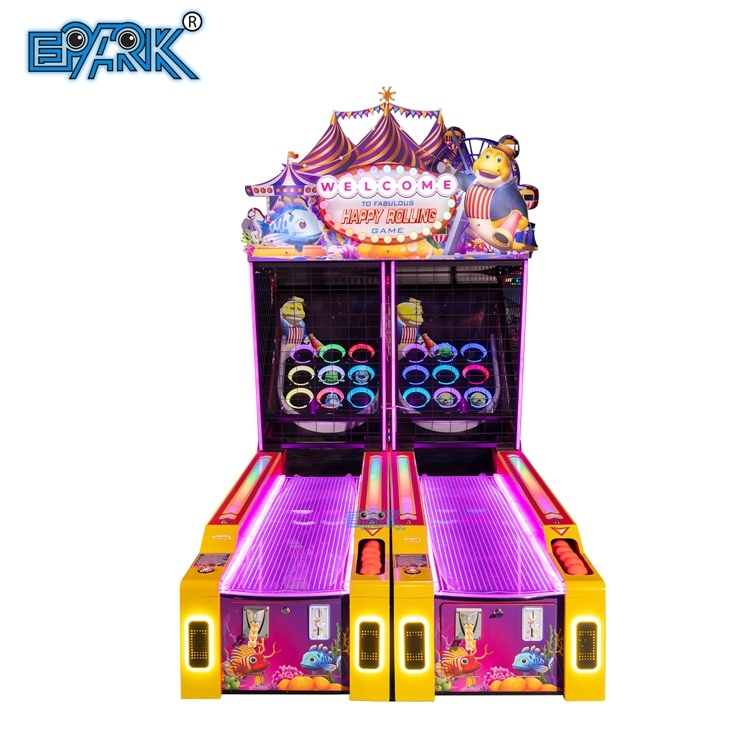 Rolling Ball Bowling Coin Operated Amusement Playground Kids Game