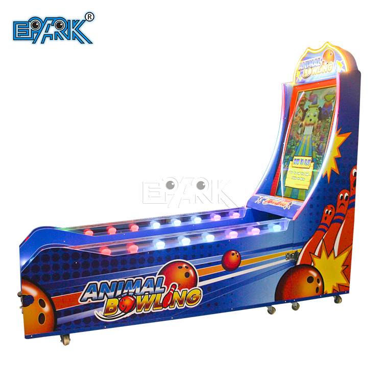 Amusement Park Animal Bowling Arcade Redemption Video Game