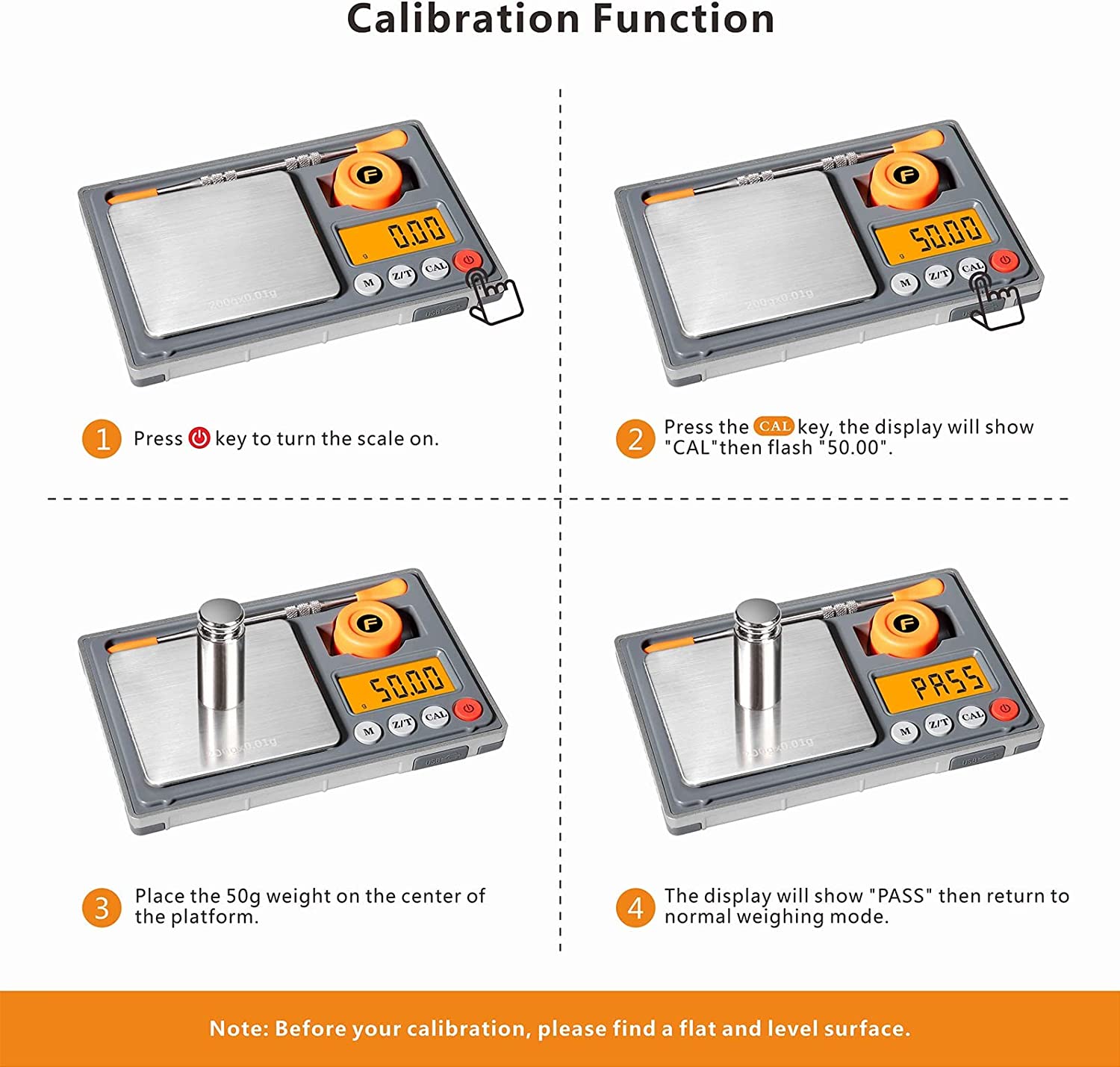 High-Precision Portable Electronic Pocket Scale for Accurate Weighing