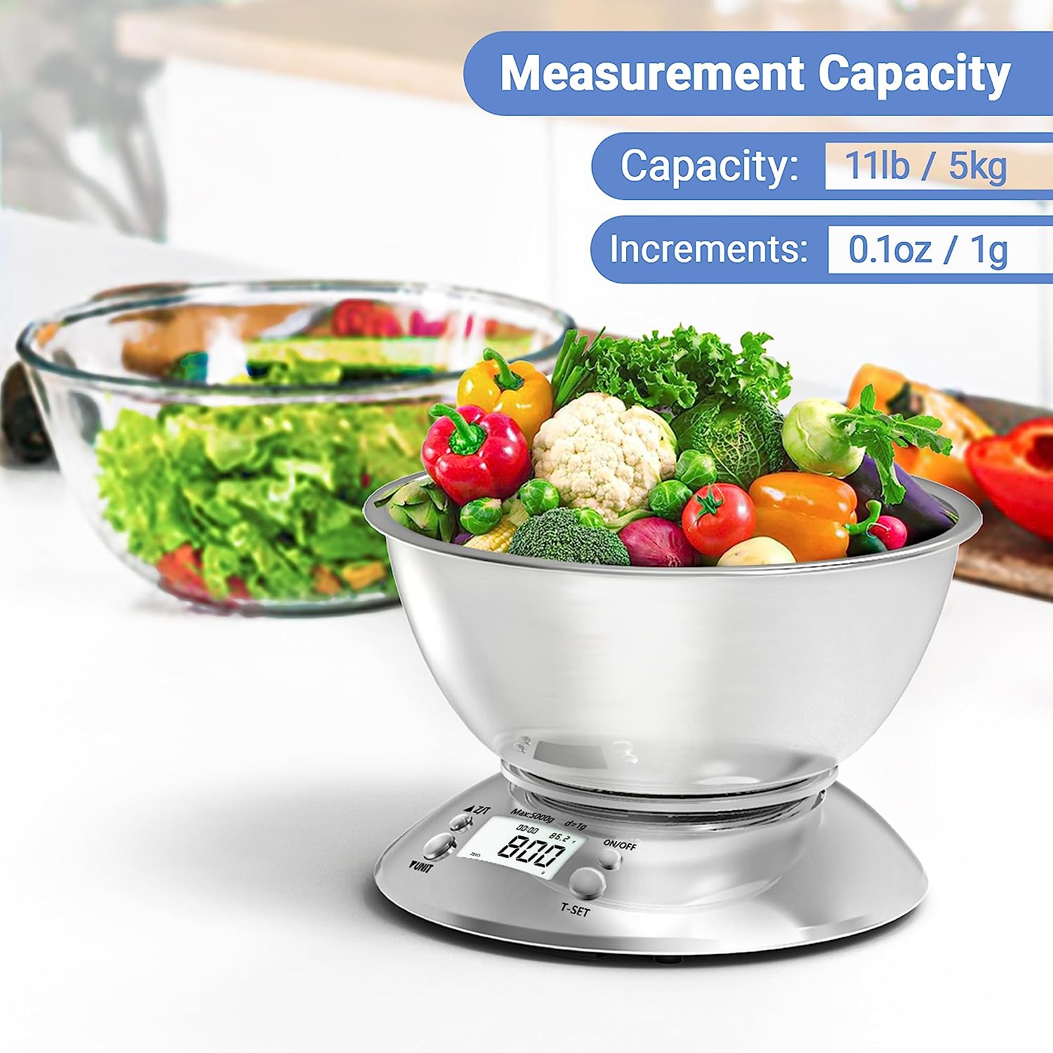 Precision Kitchen Digital Scale for Accurate Food Weighing
